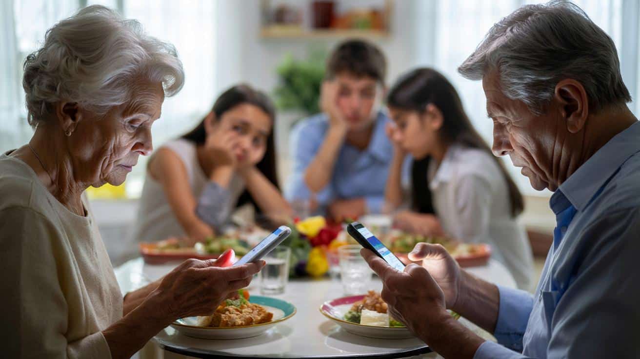 Smartfon zamiast wnuków? Coraz więcej seniorów nie odrywa się od ekranu