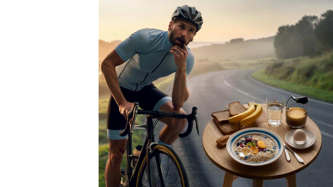 Śniadanie przed rowerem czy jazda na pusty żołądek? Sportowiec wyjaśnia