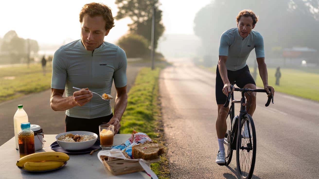 Śniadanie przed rowerem czy jazda na pusty żołądek? Ekspert prostuje mity