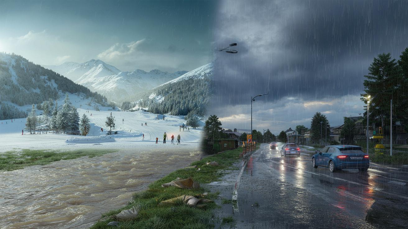 Śnieg czy ulewy pod koniec stycznia? Nowe prognozy zaskakują