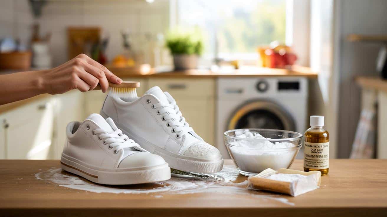 Śnieżnobiałe sneakersy bez pralki: prosty trik z kuchennej szafki
