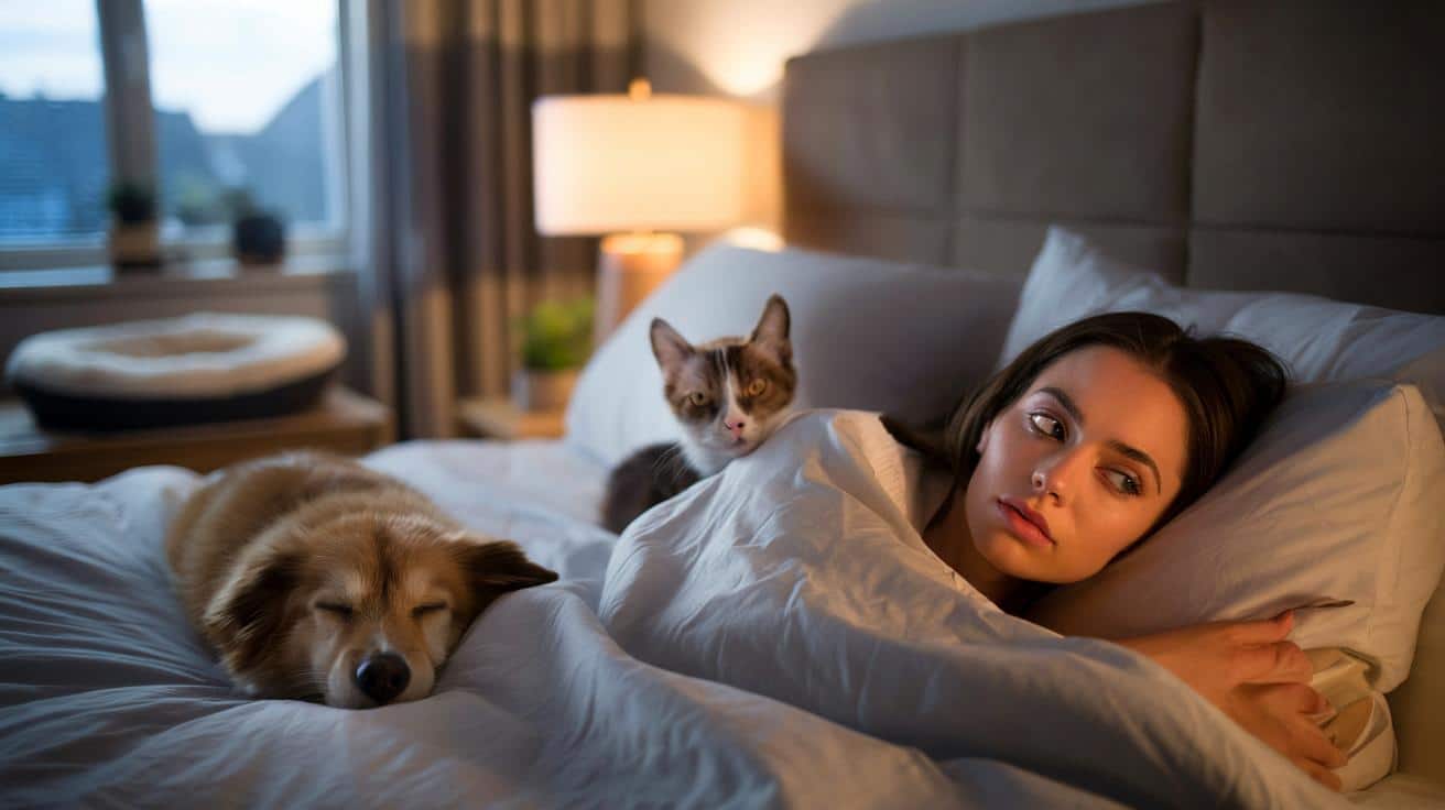 Spanie z psem lub kotem w łóżku: przytulny rytuał czy ryzyko dla zdrowia?