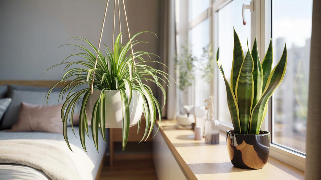 Spider plant a snake plant: czym się różnią i którą doniczkę wybrać?
