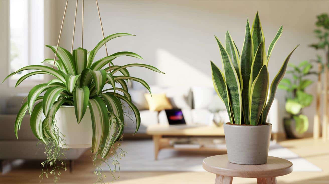 Spider plant a snake plant: podobne hity z Instagrama, zupełnie różne rośliny