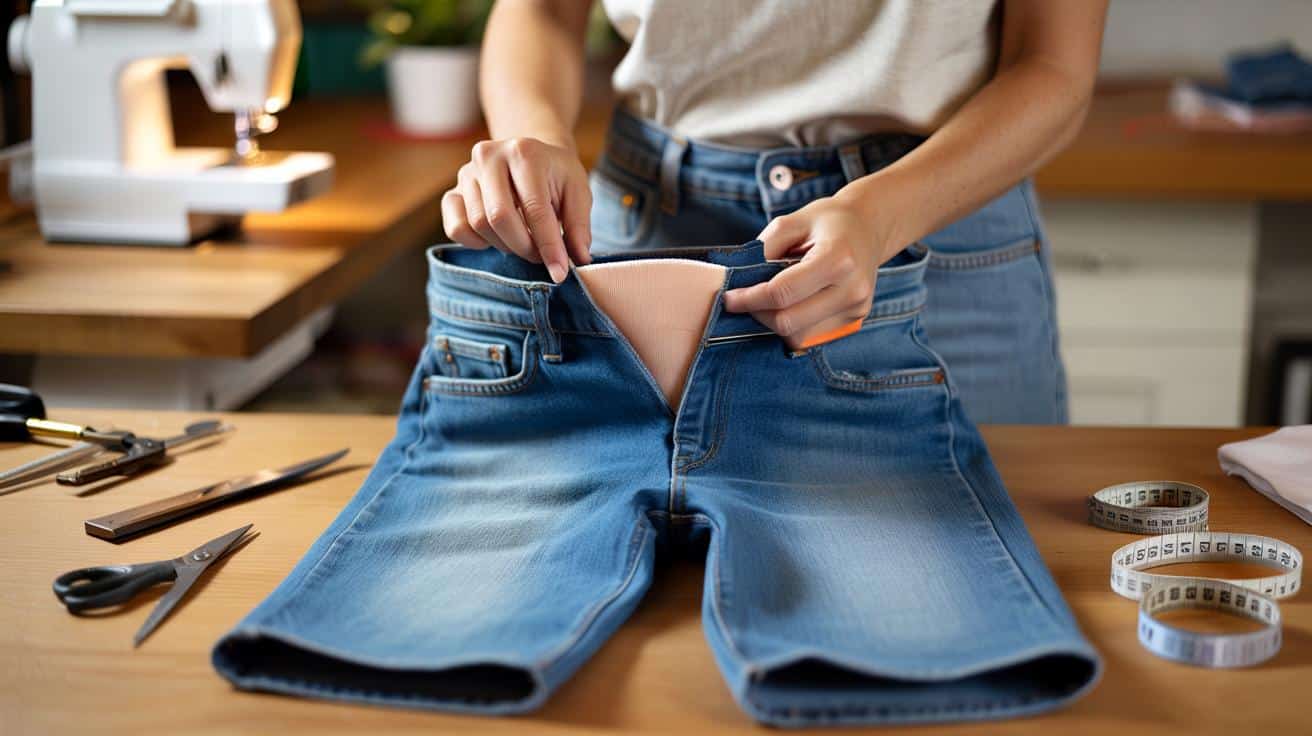 Spodnie za ciasne w pasie? Prosty trik krawiecki doda aż 5 cm