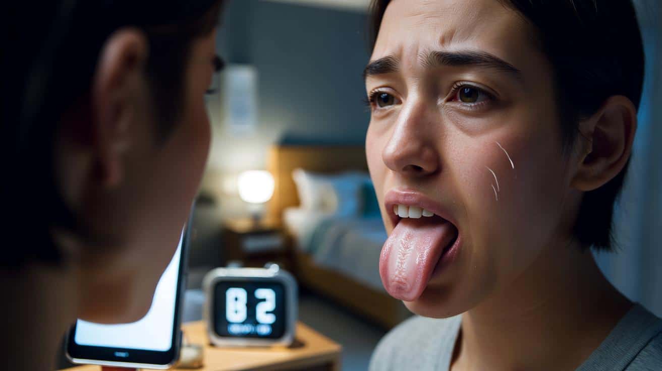 Spójrz na brzegi języka. Ten znak może zdradzać groźną bezsenność