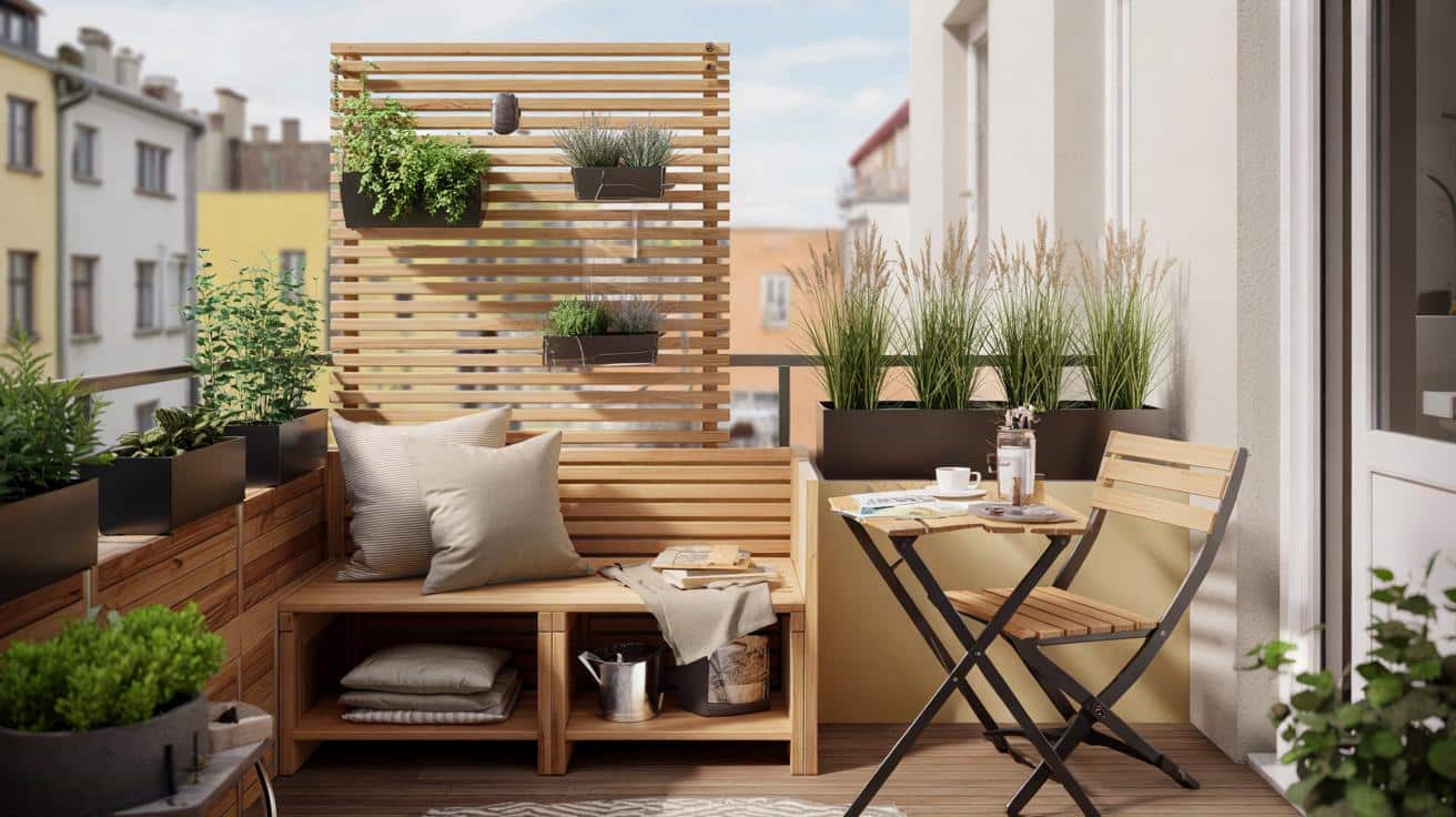 Sprytny trik z IKEA: ten mebel 3 w 1 ukryje balkon przed sąsiadami