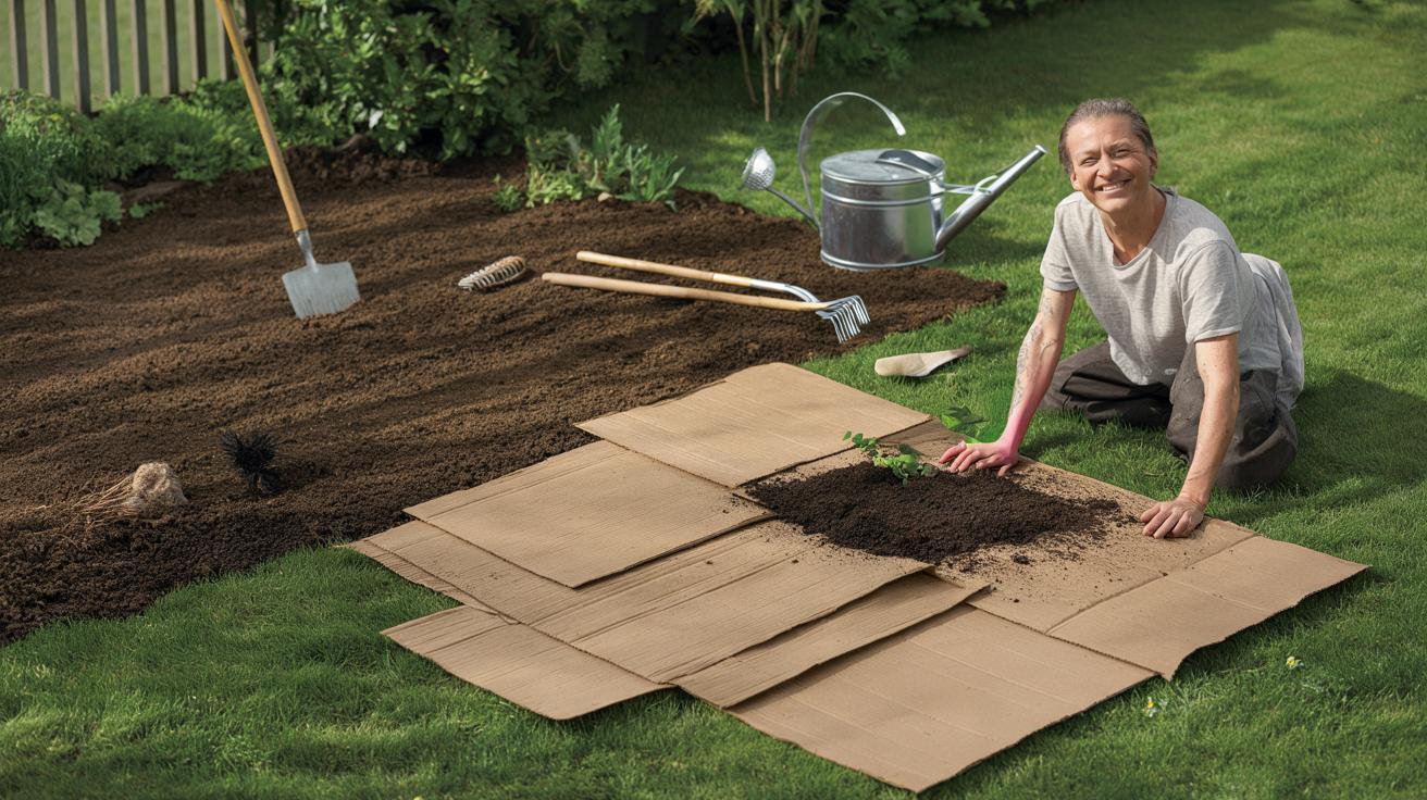 Sprytny trik z tekturą: jak założyć warzywnik bez kopania i bólu pleców