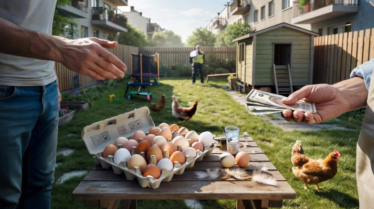 Sprzedajesz jajka od swoich kur sąsiadom? To może się źle skończyć