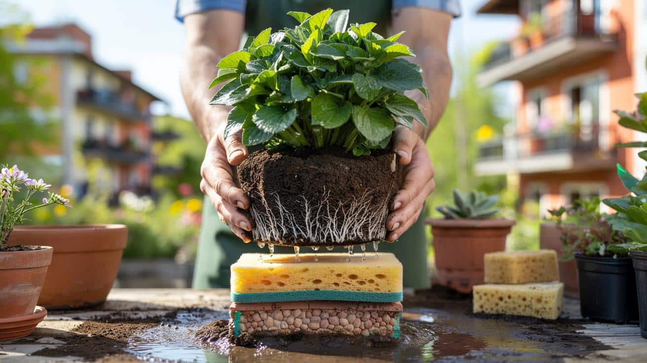 Stara gąbka z kuchni uratuje ogród przed suszą. Trik na wiosenne podlewanie