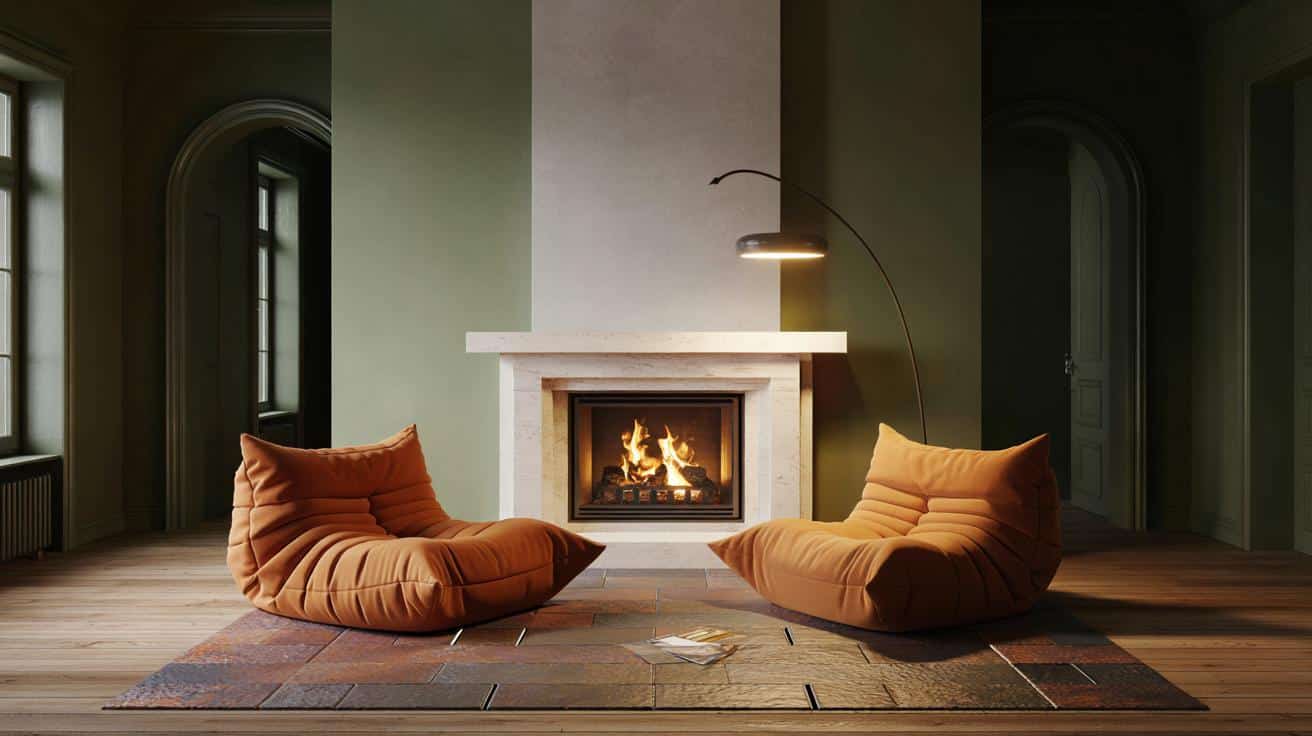 Stara kominek w salonie? Ten tani fotel z marketu robi rewolucję