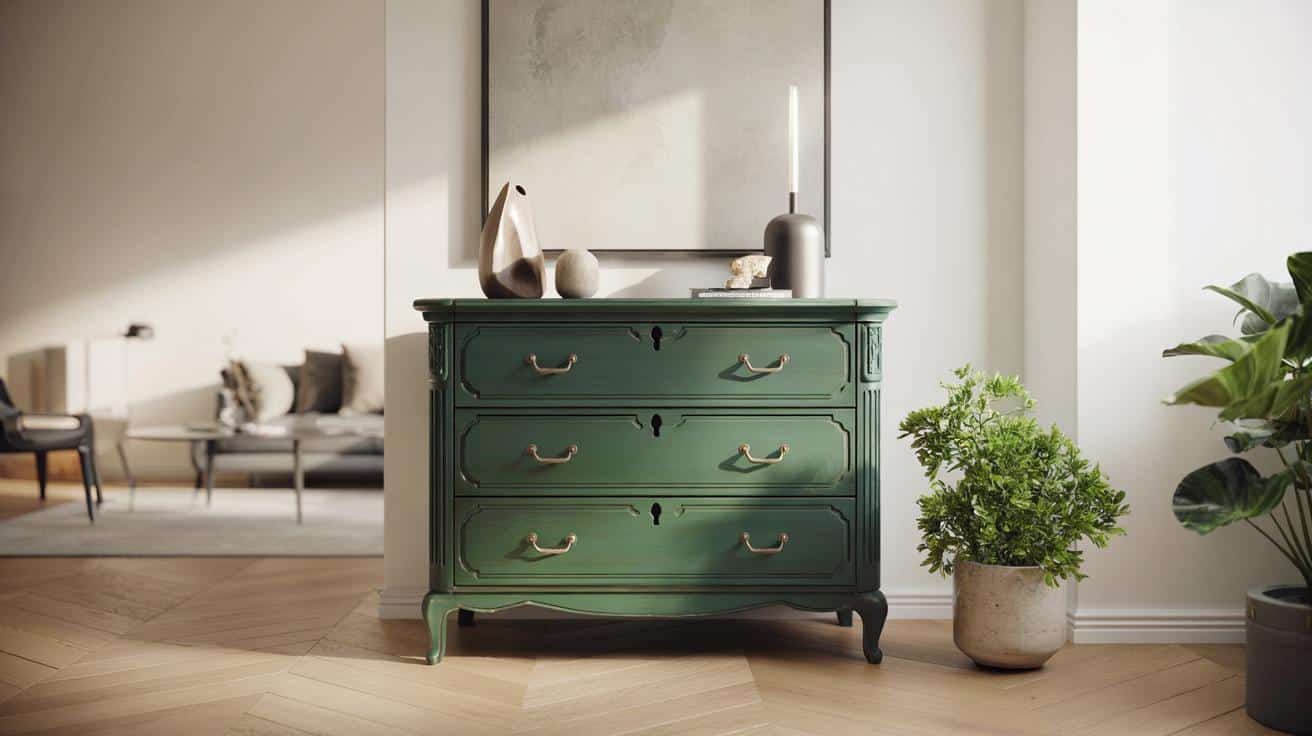 Stara komoda jak z designerskiego showroomu: prosty trik na nowoczesny mebel