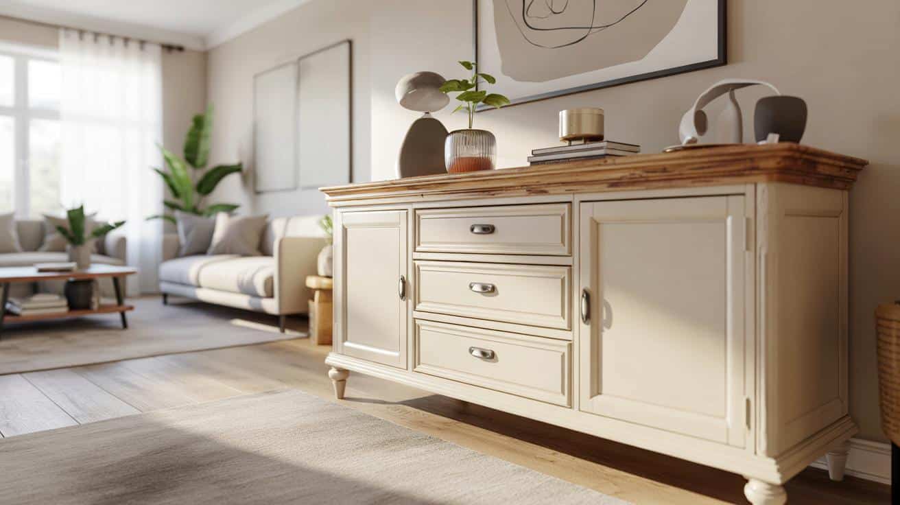 Stara komoda po babci? Sprytny trik zamieni ją w hit nowoczesnego salonu