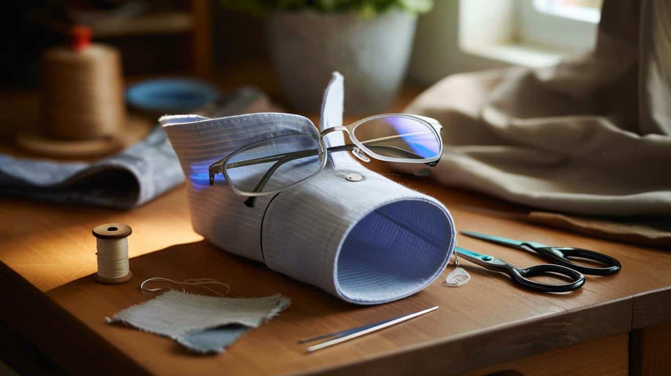 Stara koszula, nowy hit: etui na okulary z mankietu w 15 minut