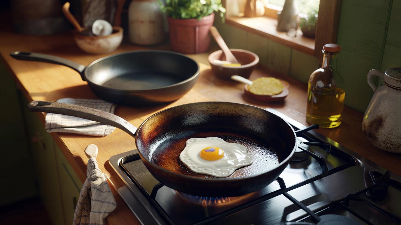 Stara patelnia babci lepsza niż Teflon? Jeden trik robi cuda