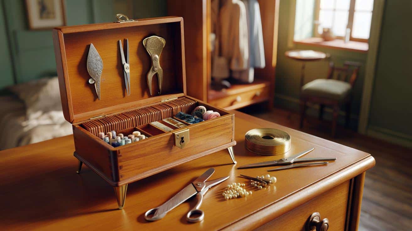 Stara skrzynka na szycie z szafy może być warta majątek