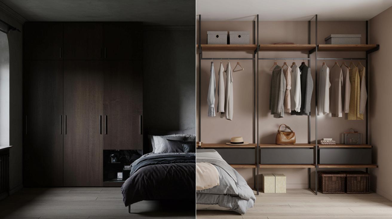 Stara szafa dusi twoją sypialnię? Ten sprytny patent robi cuda