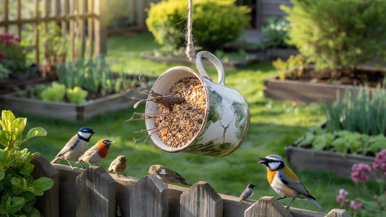 Stara ucięta filiżanka na płocie w kwietniu? Ogrodnicy mają na to sprytny powód