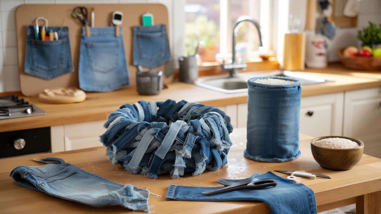Stare podarte dżinsy? Zrób z nich 3 praktyczne rzeczy w kwadrans