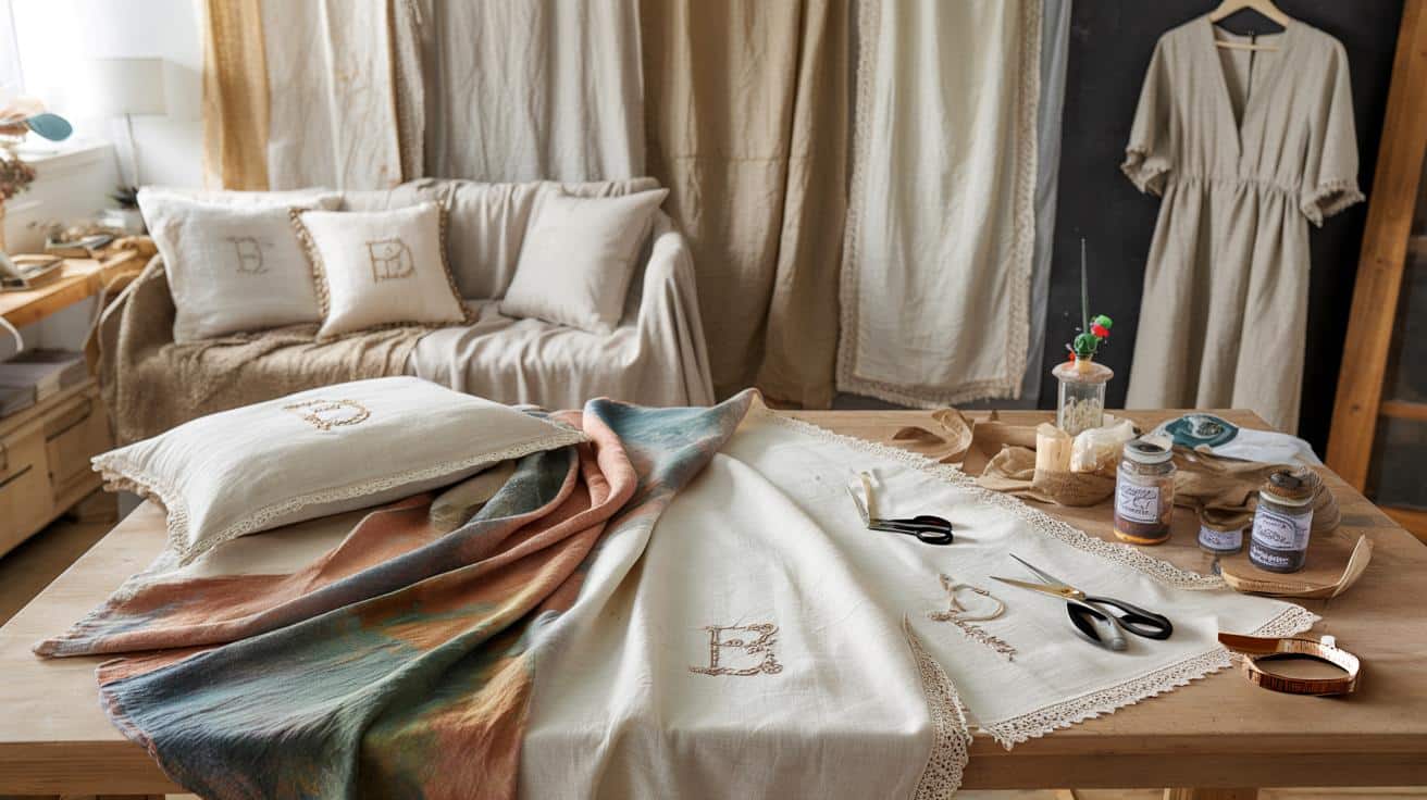 Stare lniane prześcieradła wracają do łask. Jak zrobić z nich rzeczy jak z butików?