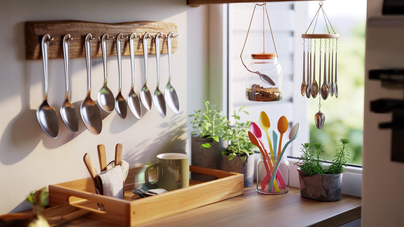 Stare łyżki z lumpeksu za grosze? 12 genialnych pomysłów na domową dekorację