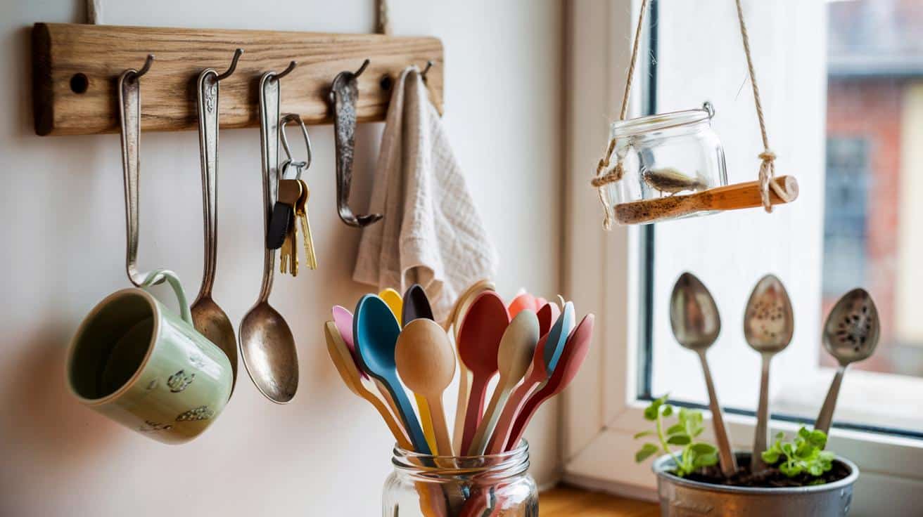 Stare łyżki z lumpeksu zamiast do kosza: 12 prostych pomysłów na designerską dekorację domu