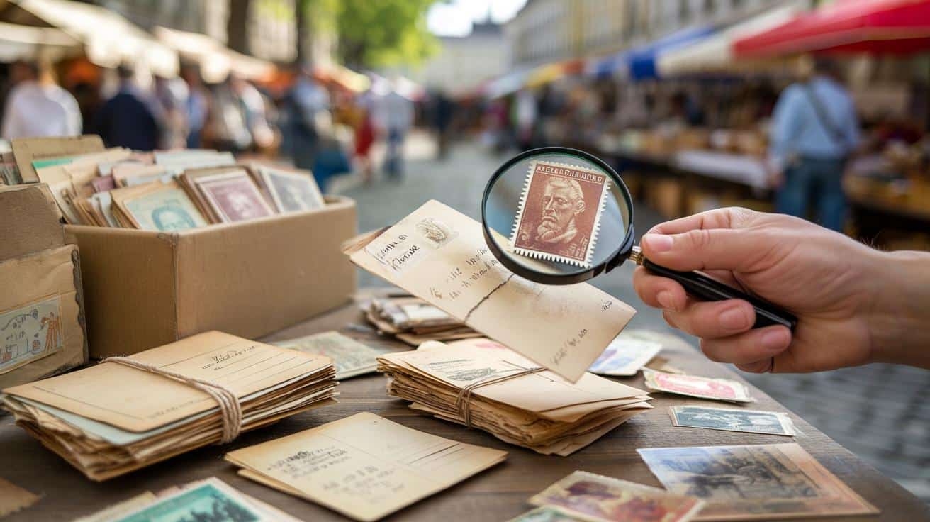 Stare pocztówki z targu mogą kryć znaczek wart ponad 100 tys. euro
