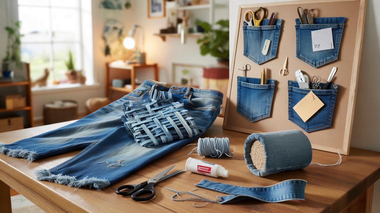 Stare podarte dżinsy? 3 sprytne patenty w 15 minut, bez maszyny