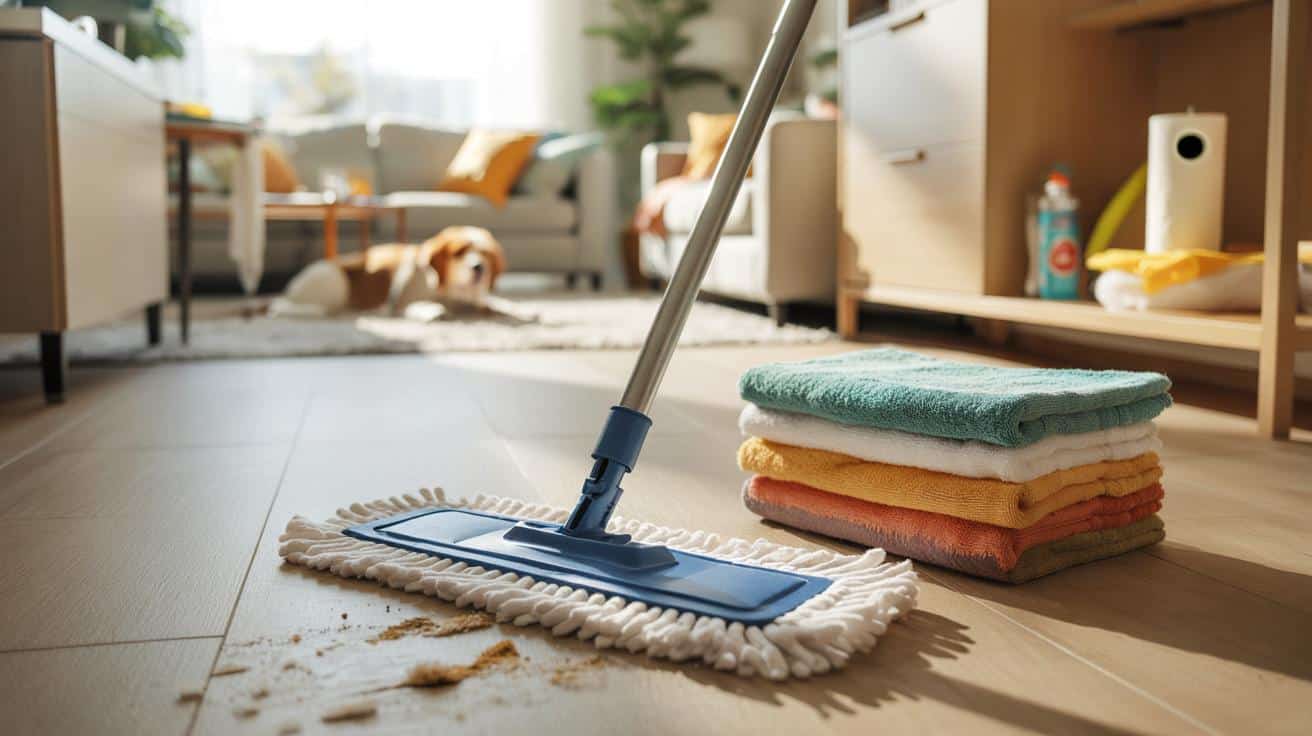 Stare ręczniki kąpielowe zamień w genialne nakładki do mycia podłóg