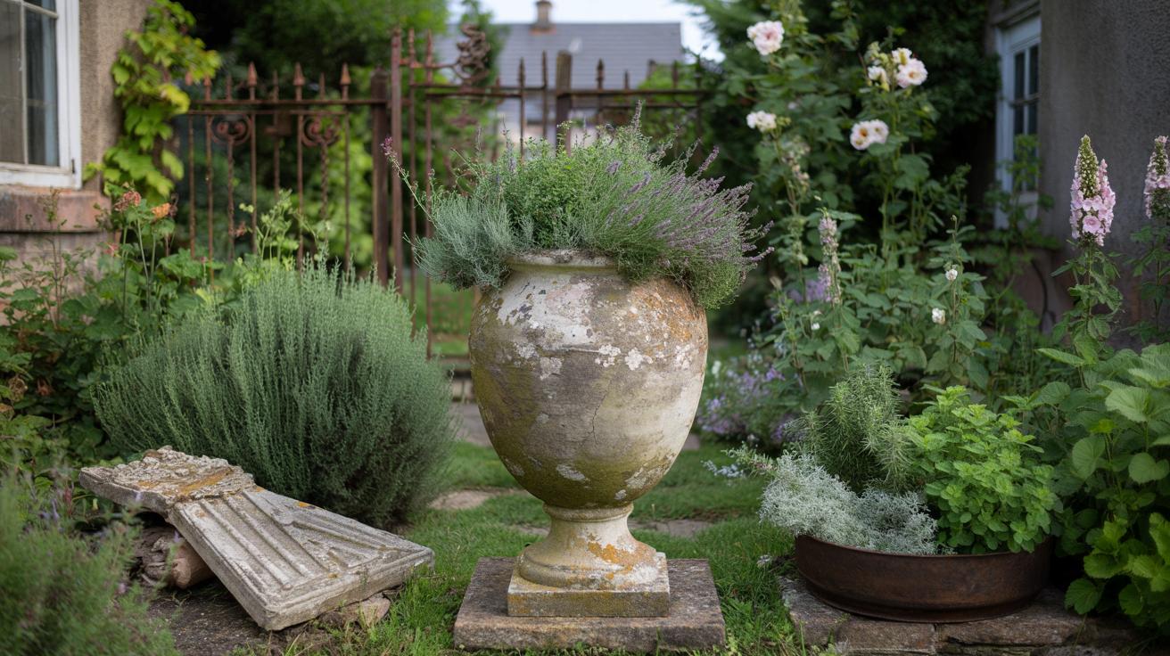 Stary ogrodowy skarb z odzysku, który natychmiast zmienia klimat działki