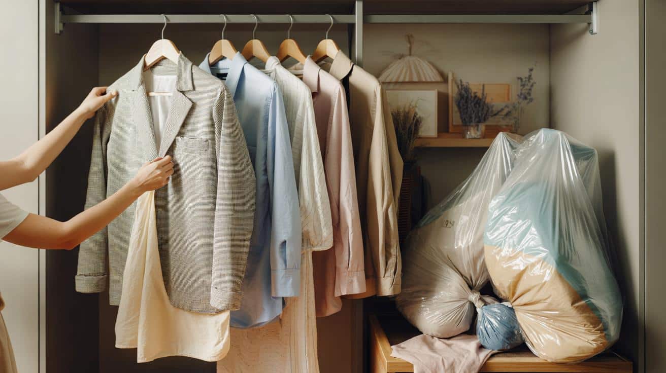 Stary prześcieradło zamiast folii: prosty trik na lepsze przechowywanie ubrań