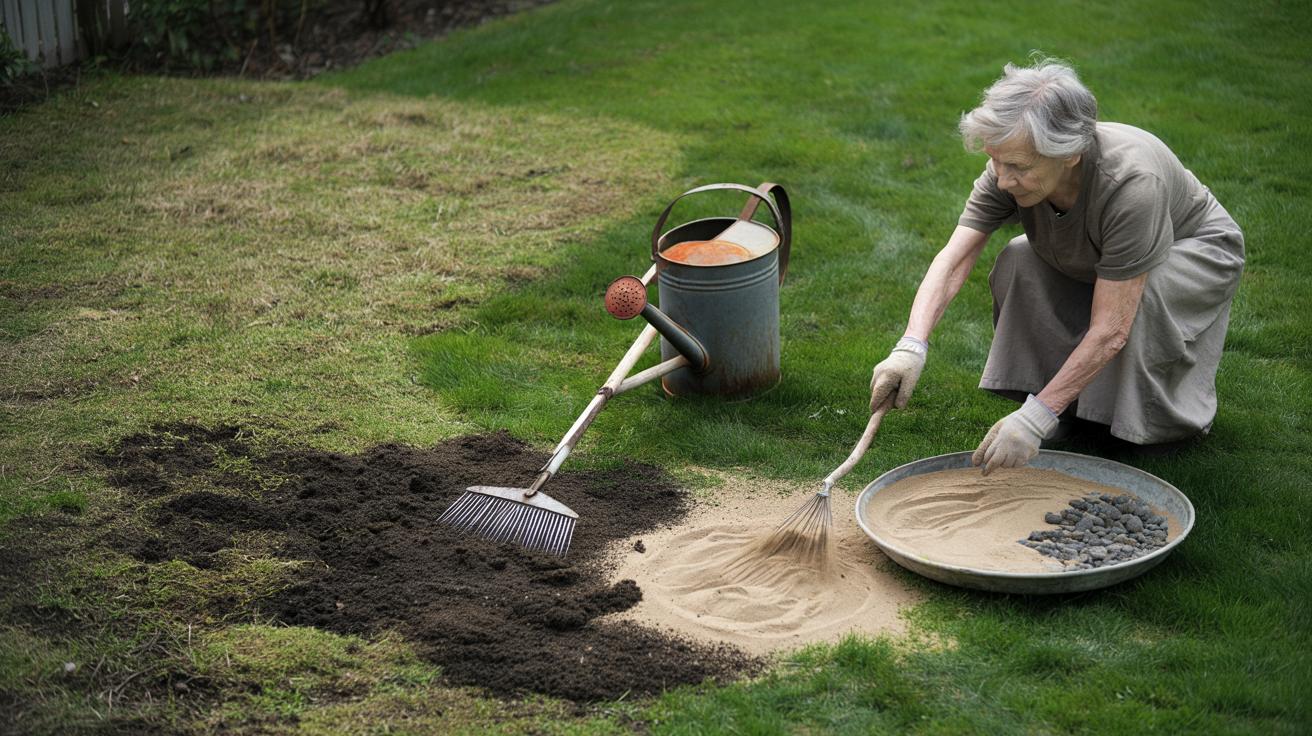 Stary trik babci na mech w trawie: prosty zabieg przed wiosną ratuje cały trawnik