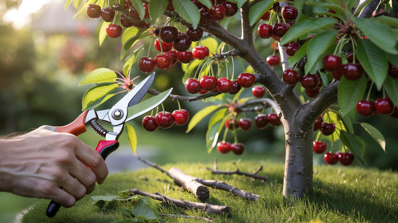 Stary trik ogrodników: ten jeden zabieg da wiśnie latem jak z obrazka