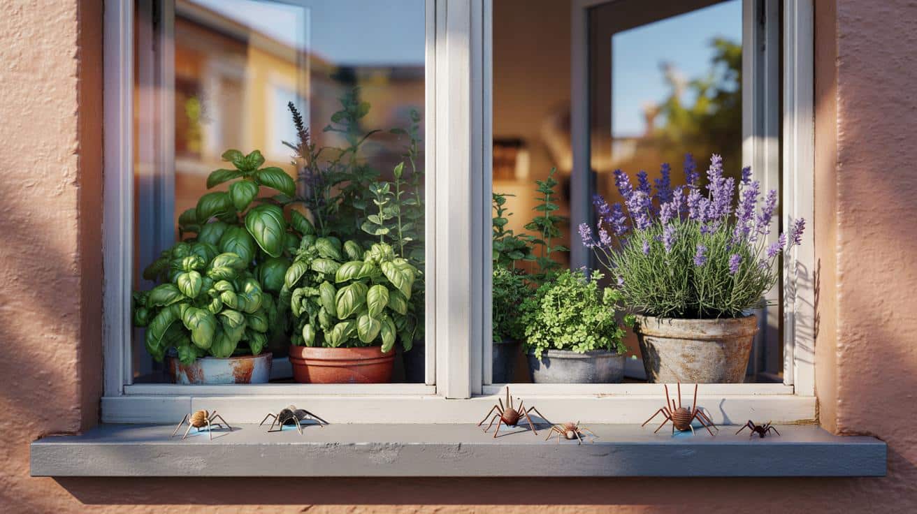 Stary trik z doniczkami na parapecie: pająki trzymają się z daleka