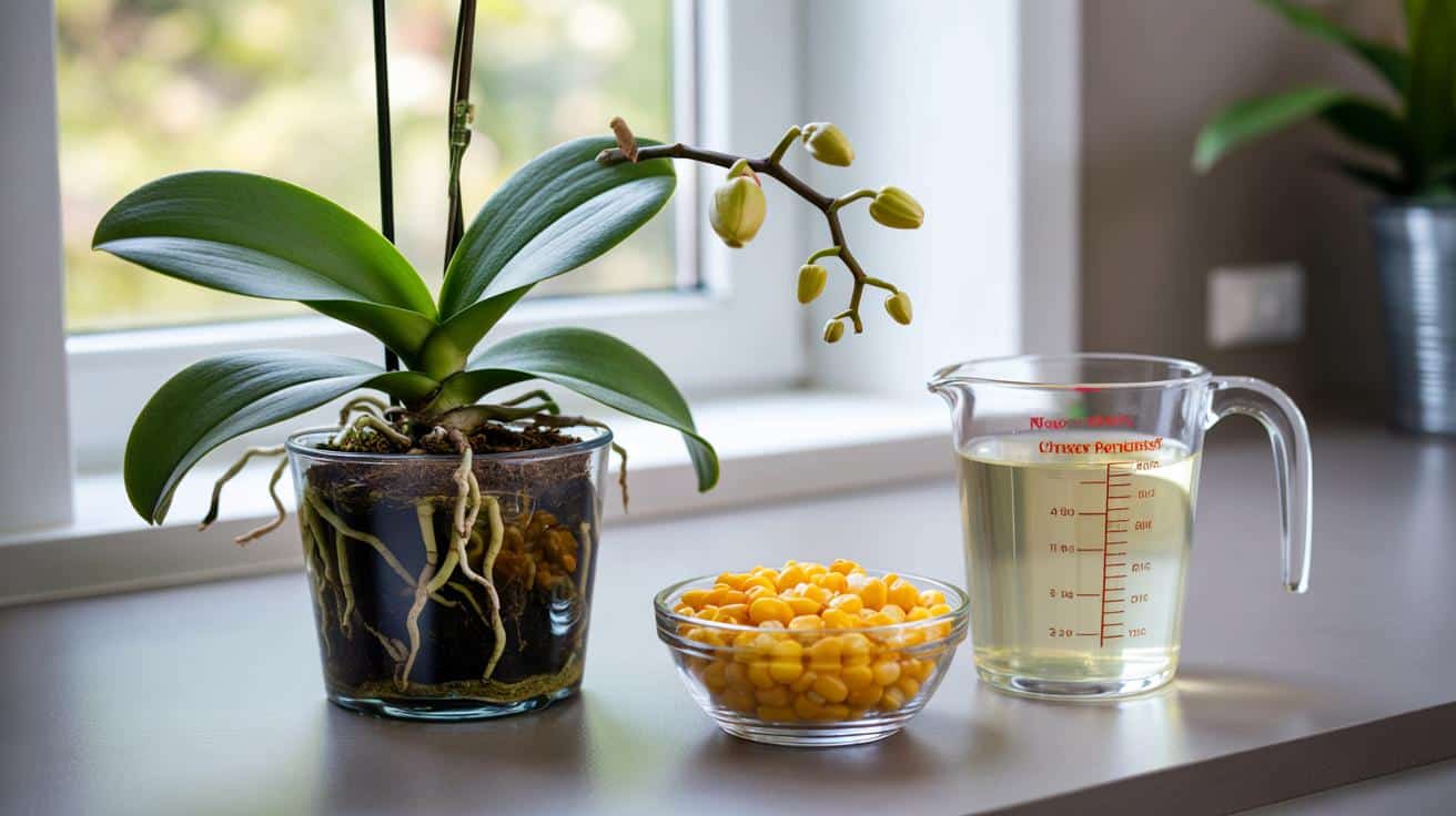 Storczyk nie kwitnie? Ten kuchenny trik z kukurydzą budzi go do życia