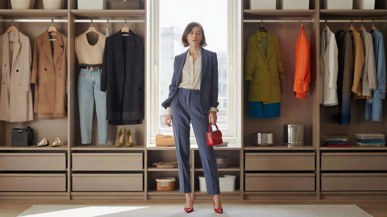 Stylistka gwiazd zdradza prostą zasadę 3 kolorów, która wysmukla sylwetkę