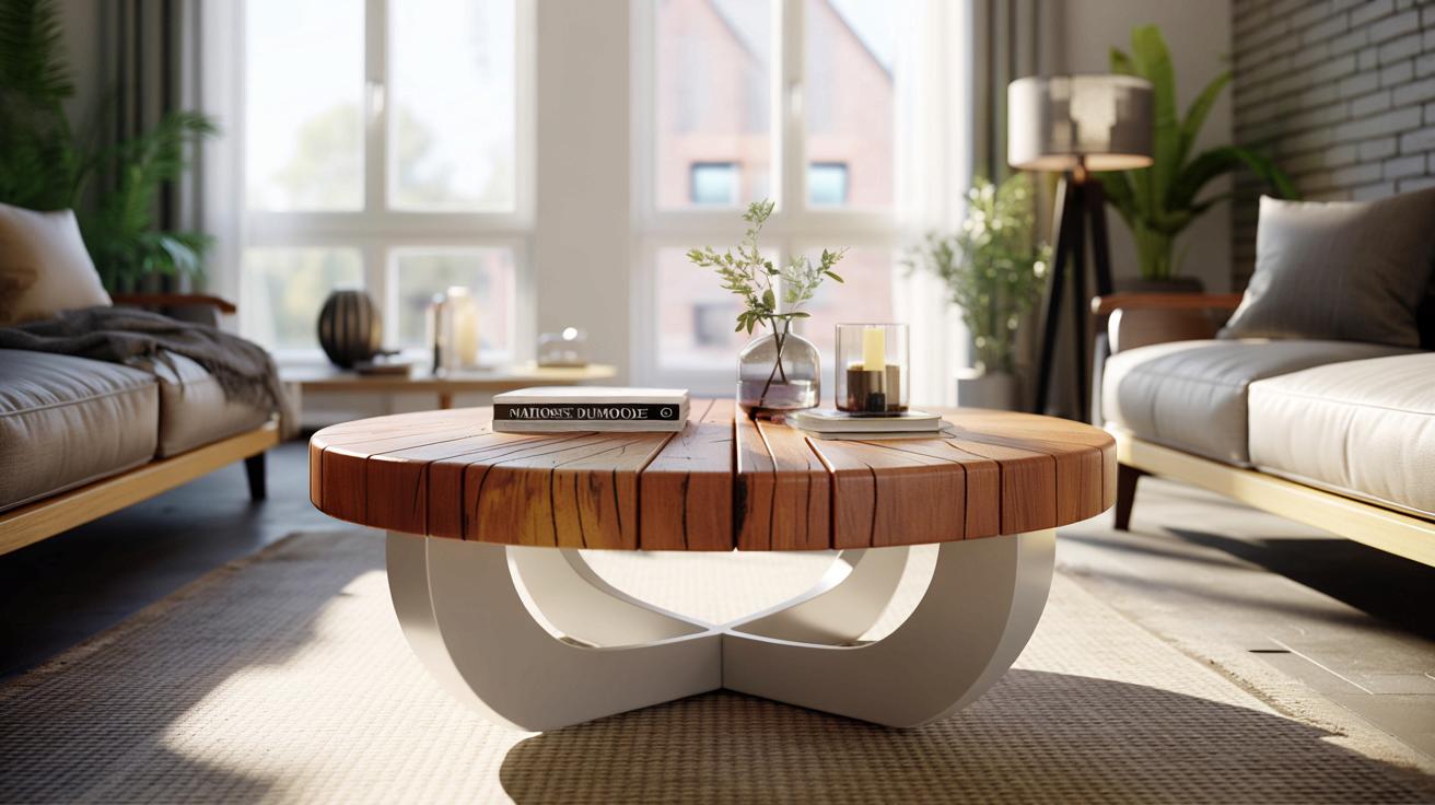 Stylowa ława z litego teku w szokującej promocji w Maisons du Monde