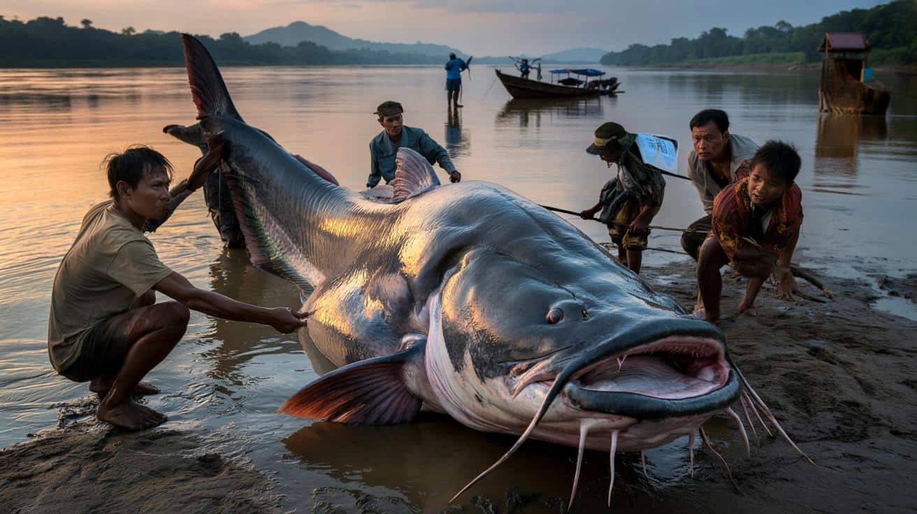 Sum gigant z Mekongu jak niedźwiedź grizli. Rekord, który wstrząsnął naukowcami