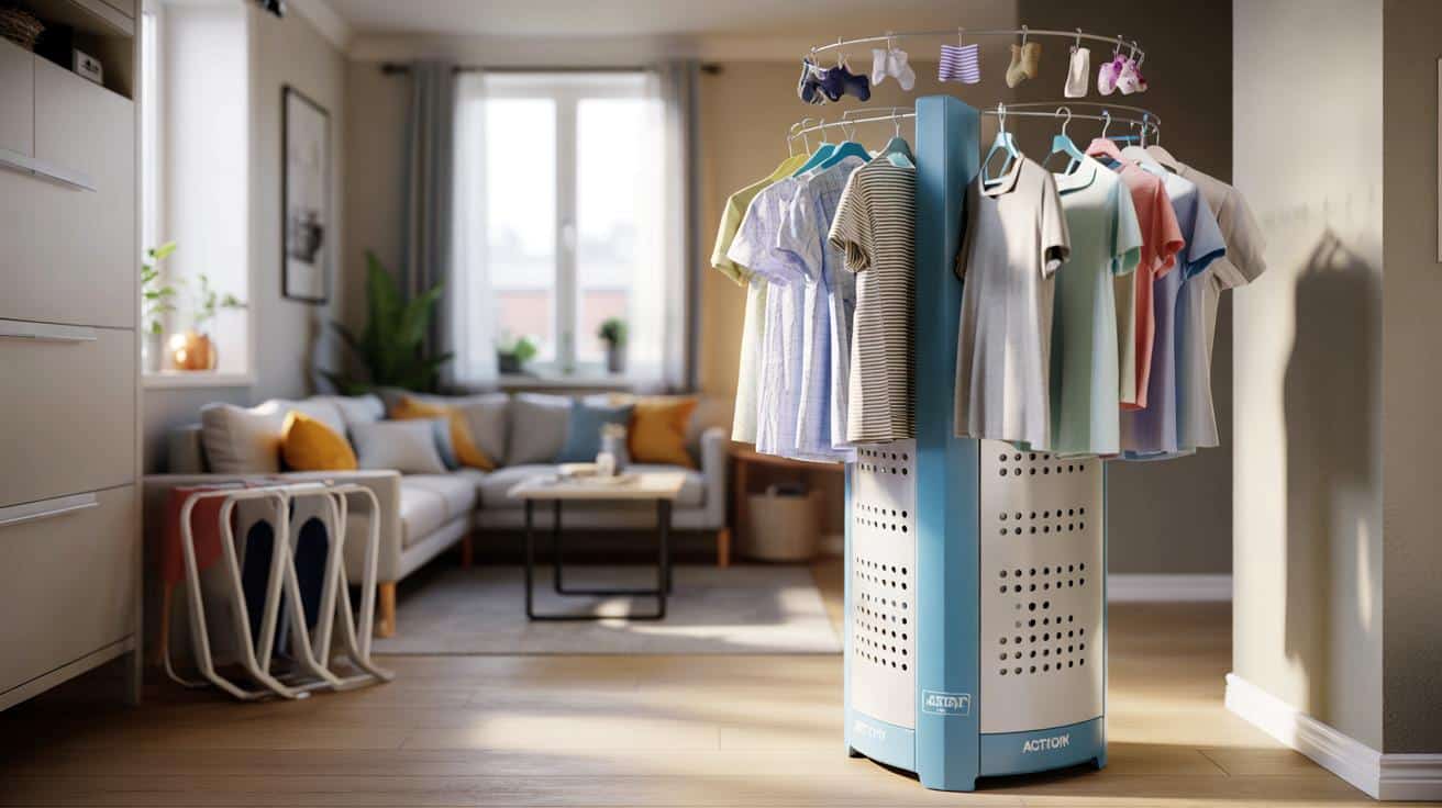 Suszarka z Action za mniej niż 10 zł robi porządek w mieszkaniu