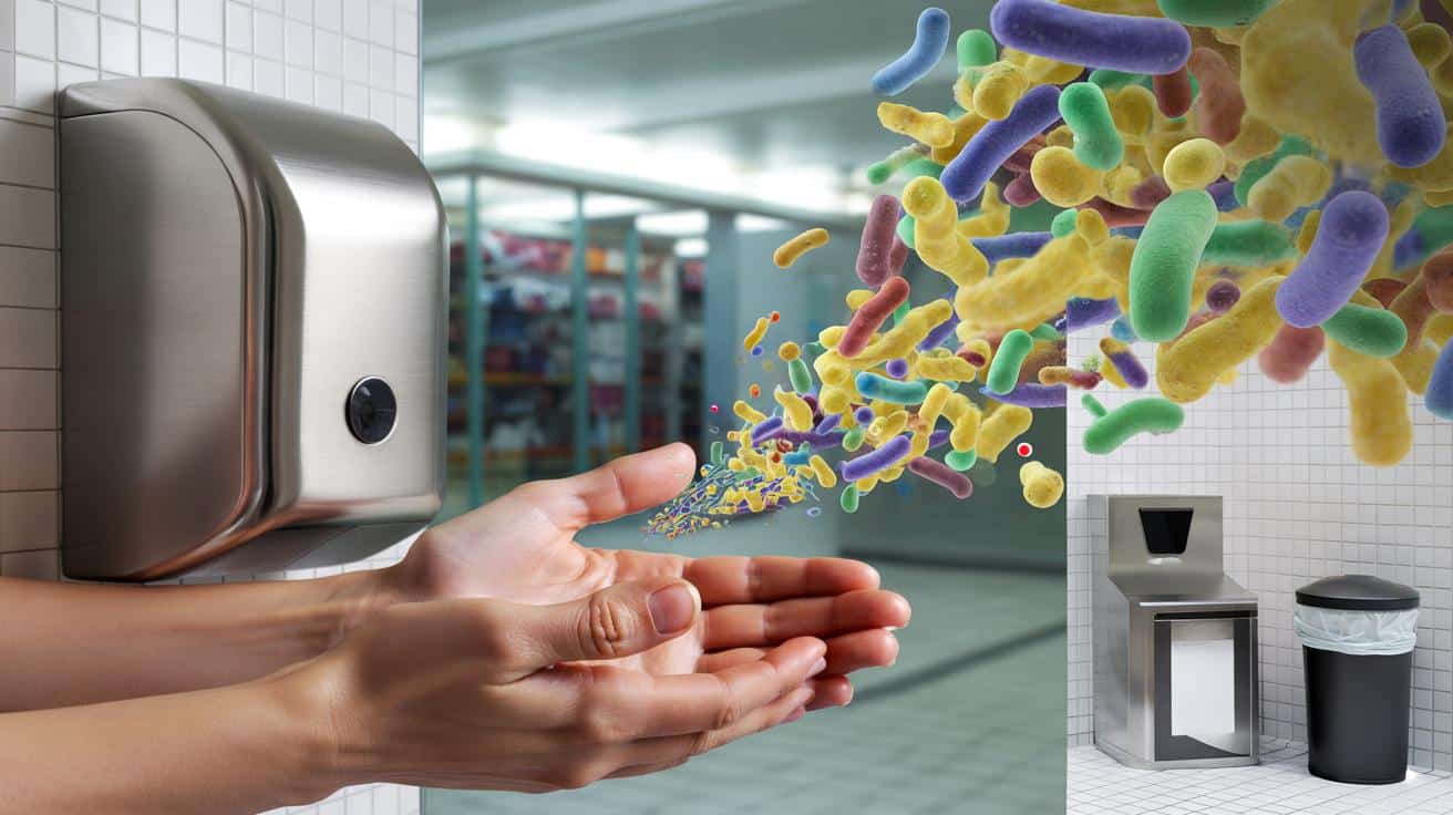 Suszarki do rąk w galeriach i biurach: higiena czy bomba bakteryjna?