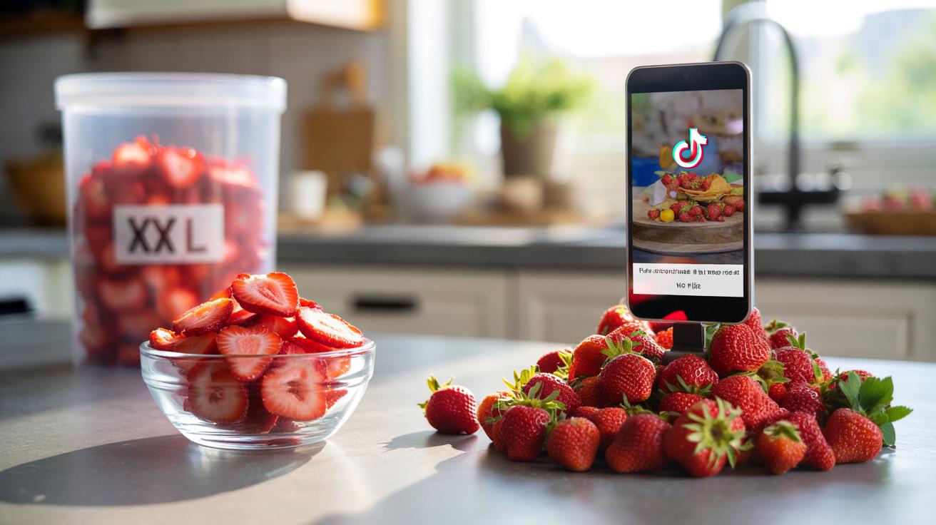 Suszone mrozem truskawki: hit z TikToka czy cukrowa pułapka?