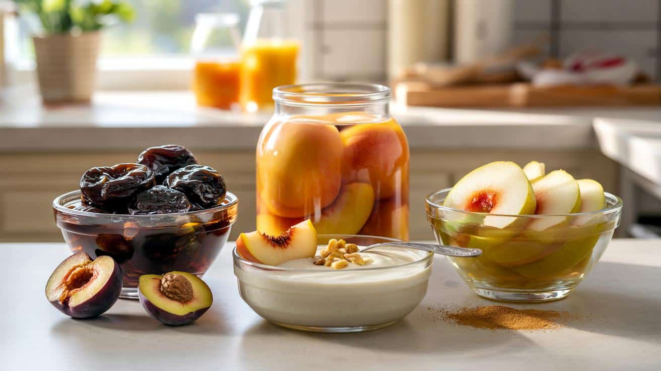 Suszone śliwki, gruszki czy brzoskwinie z puszki? Oto, które naprawdę służą jelitom i mózgowi