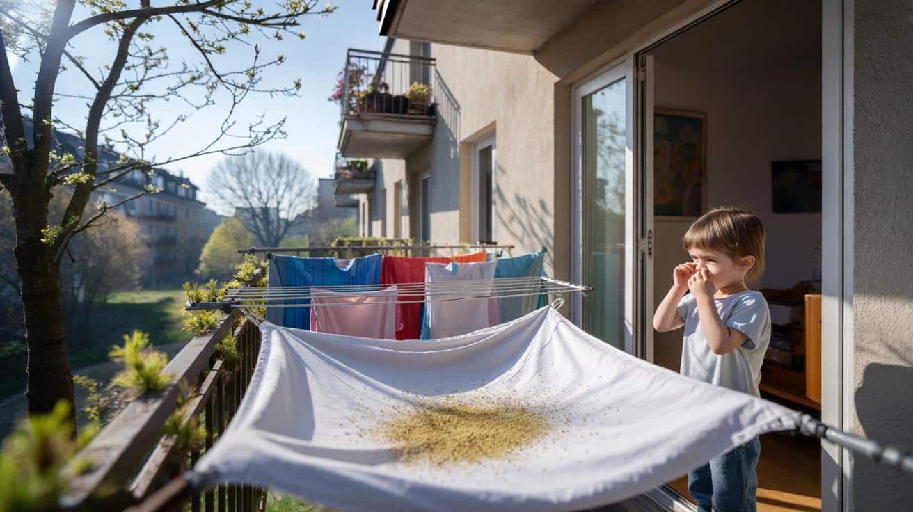 Suszysz pranie na balkonie? Alergolodzy ostrzegają przed tymi godzinami