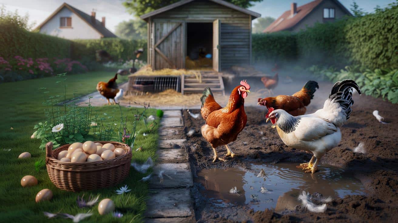 Świeże jajka z własnego ogrodu? Oto brudna prawda o trzymaniu kur