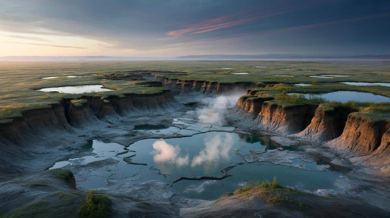 Syberia się rozpada: odmarzająca wieczna zmarzlina uwalnia gigantyczne ilości węgla