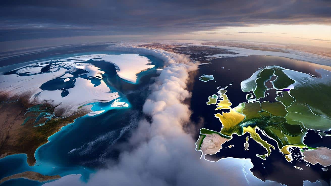 Syberyjski mróz zbliża się do Europy. Winny arktyczny chłód z USA