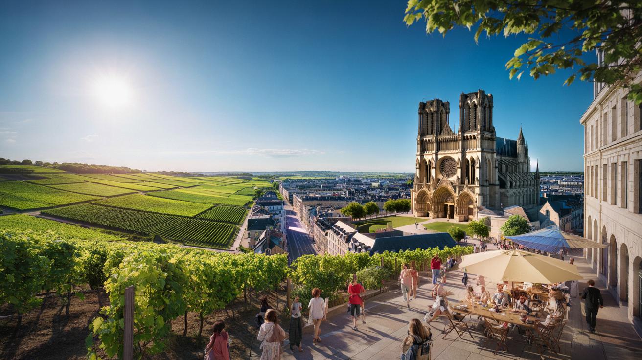 Szampania zaskakuje pogodą: Reims w czołówce najbardziej słonecznych miast