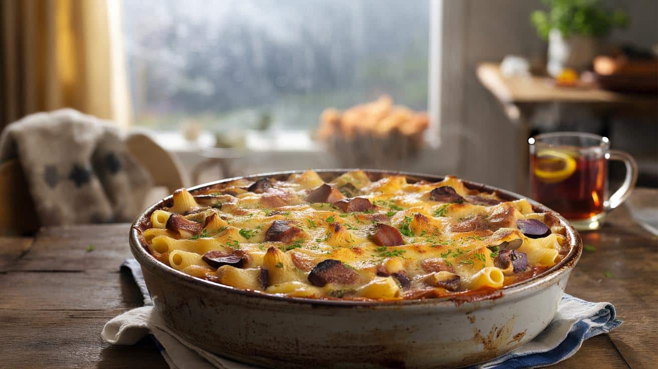 Szaro i deszczowo? Ten bretoński zapiekany makaron natychmiast poprawia nastrój