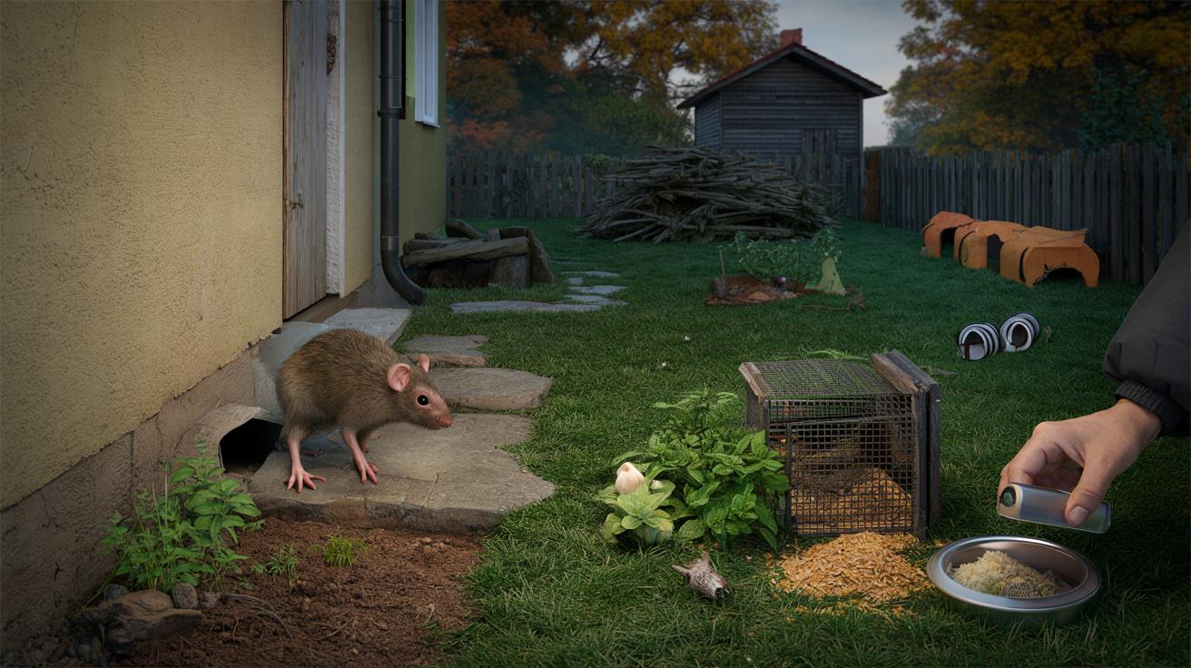 Szczury w ogrodzie? Proste kroki, dzięki którym nie wejdą do domu