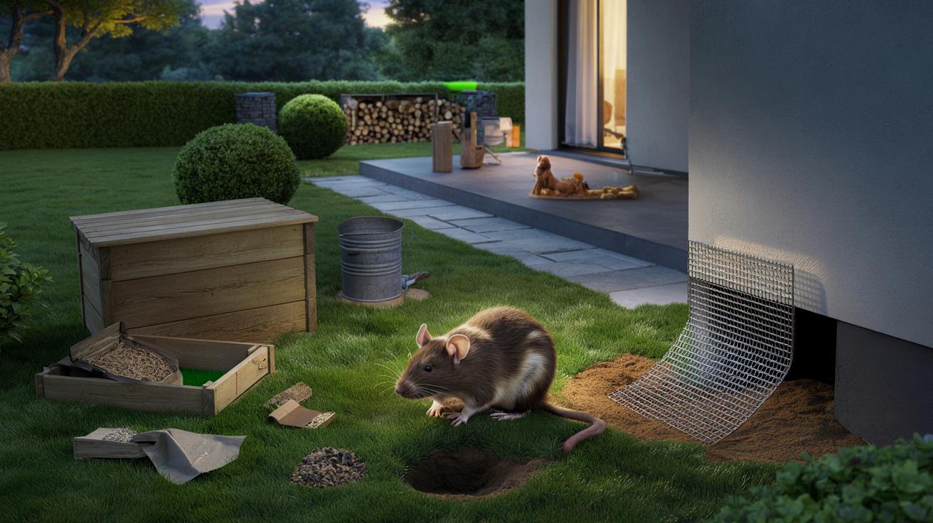 Szczury w ogrodzie? Te proste kroki ochronią twój dom przed najazdem